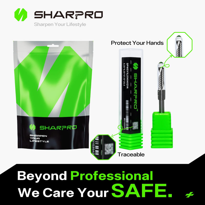 O Flute Upcut Spiral Router Bit 1/4 Inch Shank 1/4" Cutting Dia. 1" CL. 2-1/4"OVL. Carbide Single Flute CNC Router Bit, Ideal for Aluminum, Plastic, Acrylic, Wood, MDF and PVC (3PCS) 1/4" DIA - 1" CL - 1/4" SHK 3