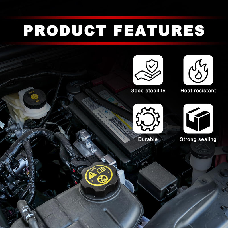 Universal Coolant Reservoir Cap Compatible with Chevy GMC Buck Cadilac -Silverado 1500 2500 3500 Express Avalanche Suburban Captiva Cavalier Equinox Malibu Savana Sierra Yukon