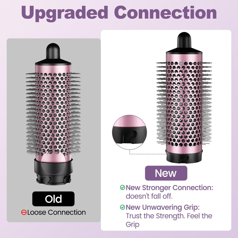 Round Brush Attachment for Shark FlexStyle Accessories | Normal Round Volumizing Brush Hair Styling Tool for Straight, Wavy, Curly, and Coily Hair