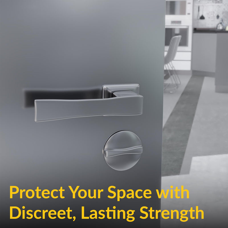Brixwell 91-130 Concealed Latch Cover and Knob for 1" Steel Door Chrome
