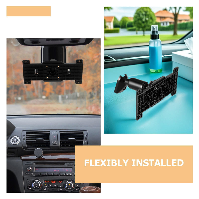 1 Set Dash Cam Mount Bracket Mirror Kit, Aluminum Alloy Back Plate, Universal Car Rearview Camera Support Interior Vehicle Recorder Accessories