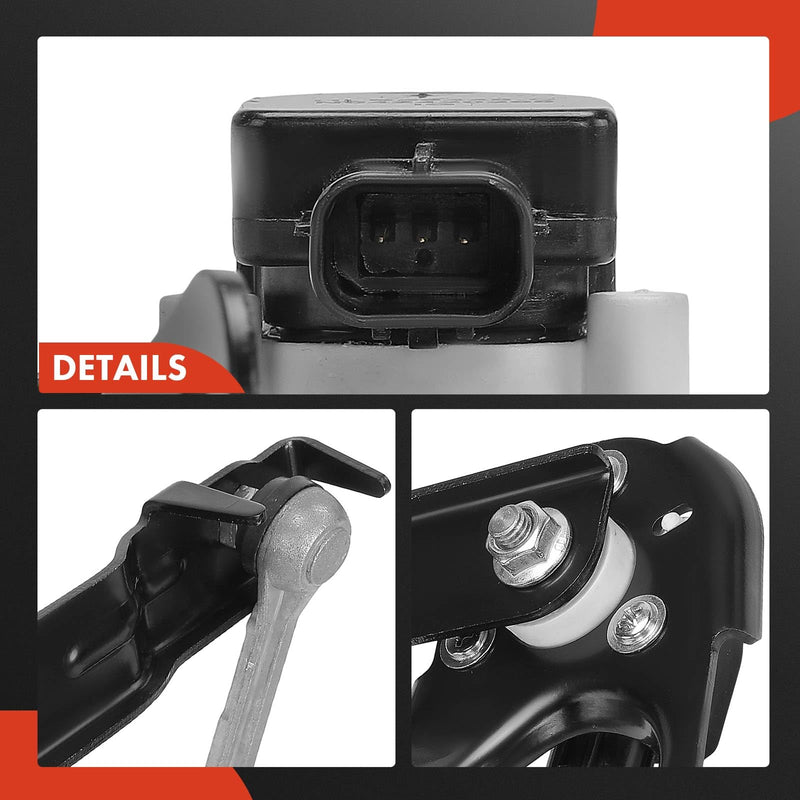 A-Premium Ride Height Level Sensor Compatible with Acura MDX 2006-2012, ZDX 2010-2012, Rear Left Driver Side, Replace# 33196STXA01
