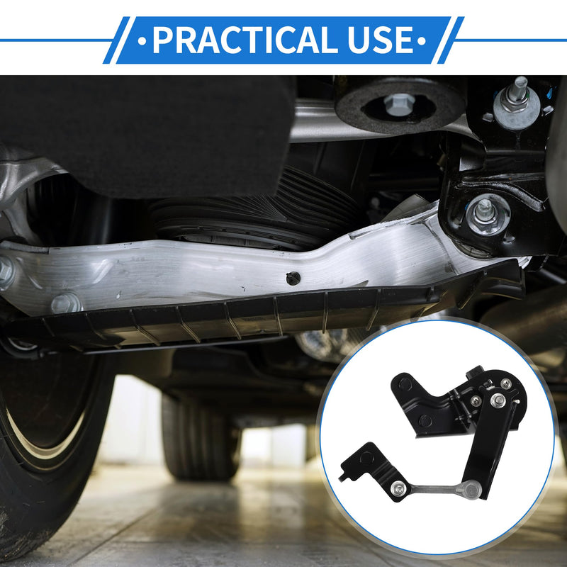 Air Suspension Ride Height Level Sensor Compatible for Subaru Outback Legacy 15-19, Durable ABS Plastic Black Rear Left Side Headlight Level Sensor