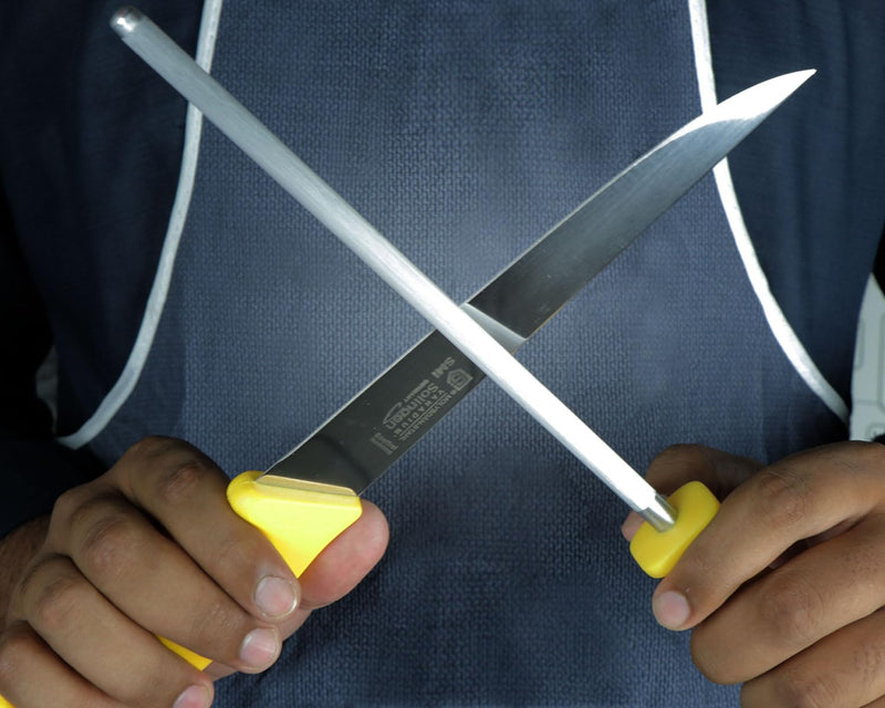 SMI - 9 inch Knife Honing Steel Solingen Germany Sharpening Steel Rod Kitchen Knife Sharpener