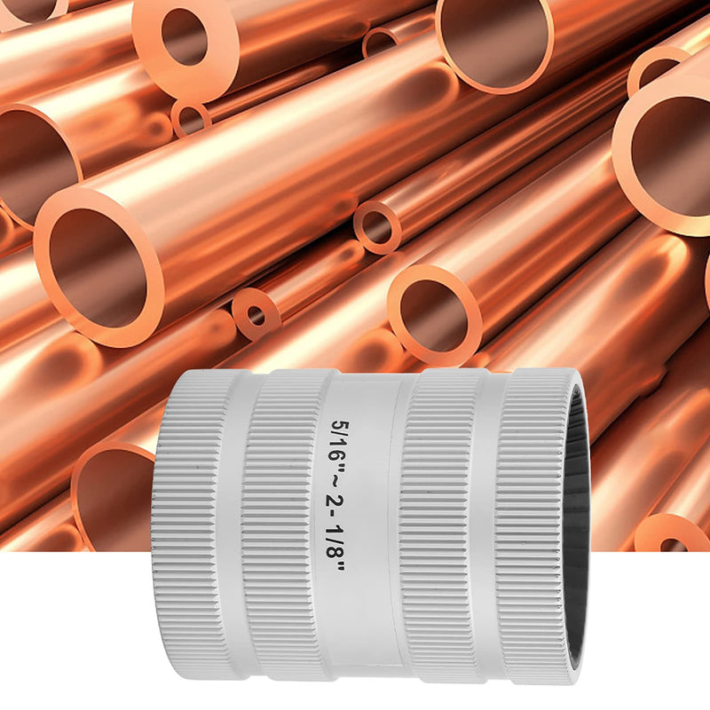 Watris Veiyi Pipe Reamer, 5/16 Inch to 2-1/8 Inch Copper Pipe Deburring Tool, Stainless Steel Tube Deburr Chamfer Tool for Hard Pipes