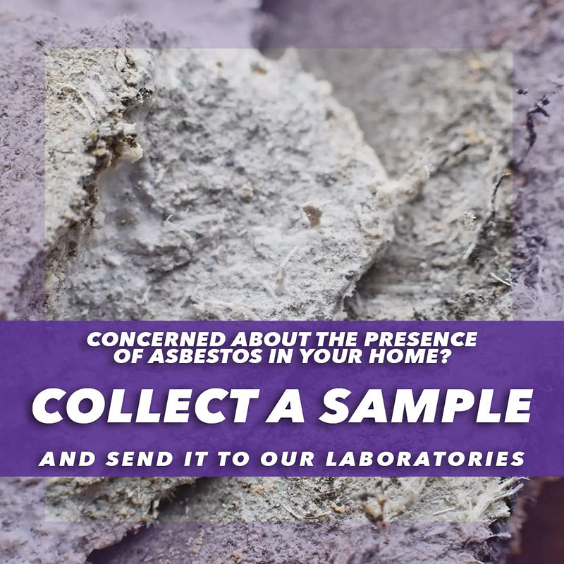 Asbestos Test Kit - (2 Samples) Emailed Results Within 3 to 5 Business Days - Includes Return Mailer and Expert Consultation. Required Lab Fee for NVLAP Analysis 2 Samples