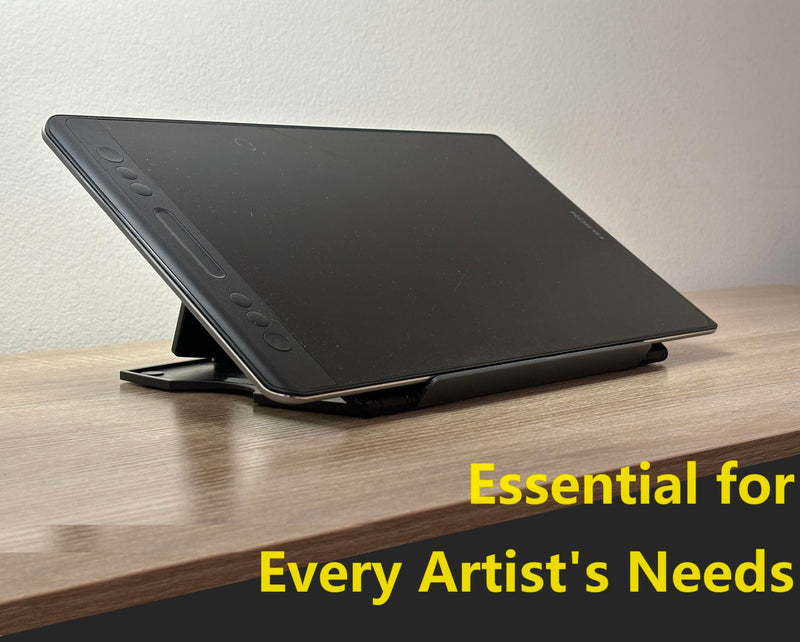 Tablet Drawing Stand, Digital Drawing Pad Stand, Foldable, Adjustable for 9 to 16 Inches Graphics Drawing Monitors Art Tablets