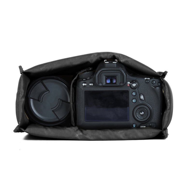 ArcEnCiel Camera Insert bag for all DSLR SLR Cameras (Black) Black