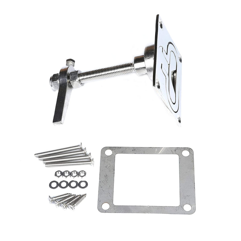 Mxeol Boat Cam Latch Marine Hatch Latches Flush Turning Lock Lift Handle Stainless Steel W/Fasteners