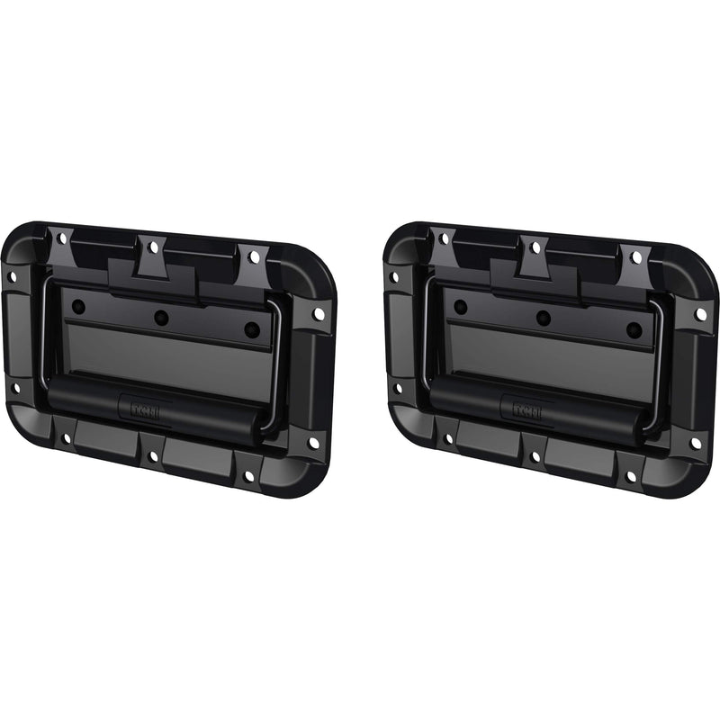 TCH Hardware 2 Pack Recessed Spring Loaded Handle & Twist Latch Kit - Lightweight Nylon & Steel Recessed Spring Loaded Handle & Twist Latch Kit (2 Pack)