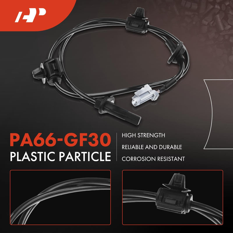 A-Premium Front ABS Wheel Speed Sensor Compatible with Subaru Models - Outback 2010 2011 2012 2013 2014, 2.5L/3.6L, Wagon - Front Driver and Passenger Side, 2-PC Set, # 27540AJ010, 27540AJ01A Pack of 2