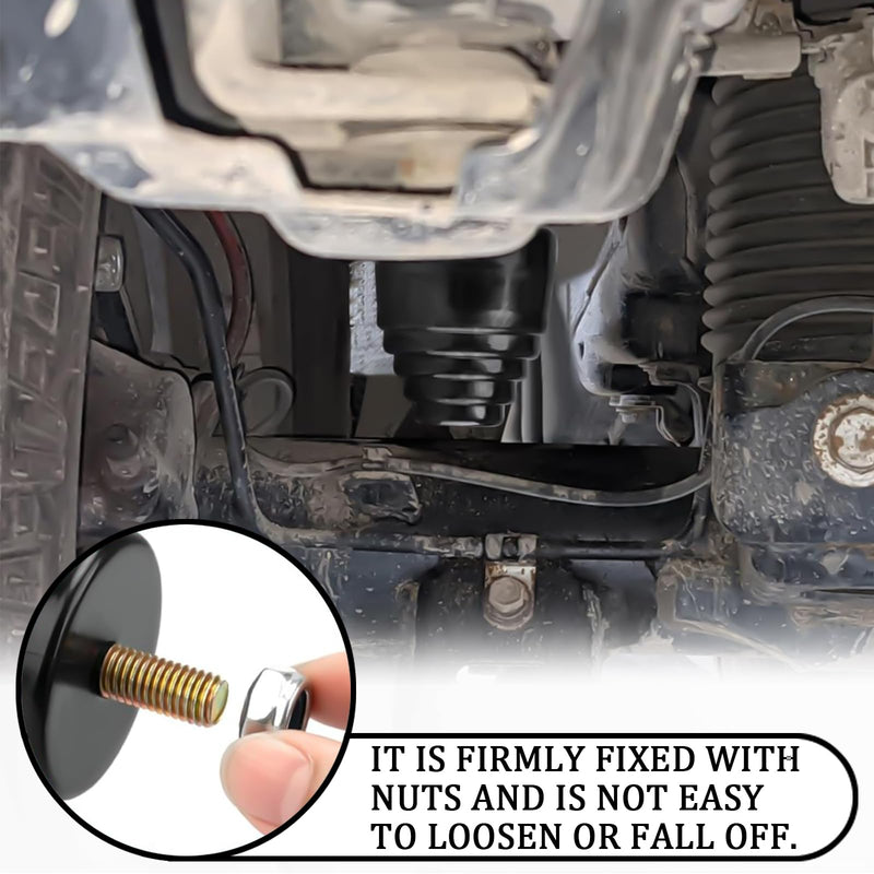 2PCS Rear Bump Stops, Suspension Bump Stopper Air Shocks for Cars Shock Absorbers All Purpose Bump Stop for Shock Absorption and Cushioning Absorbers for Cars Trucks Vans Off-Road Vehicles Black