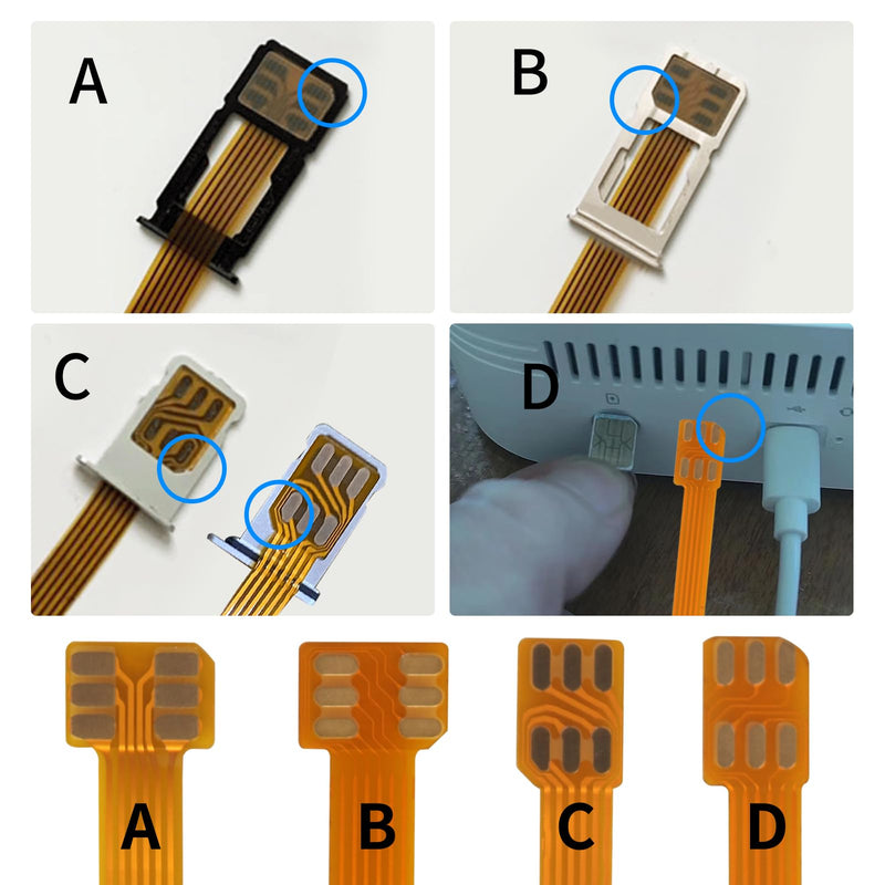 ESIM to Nano SIM Card Extension Cable ESIM Card Adapter Conversion Board ESIM Experimental Test