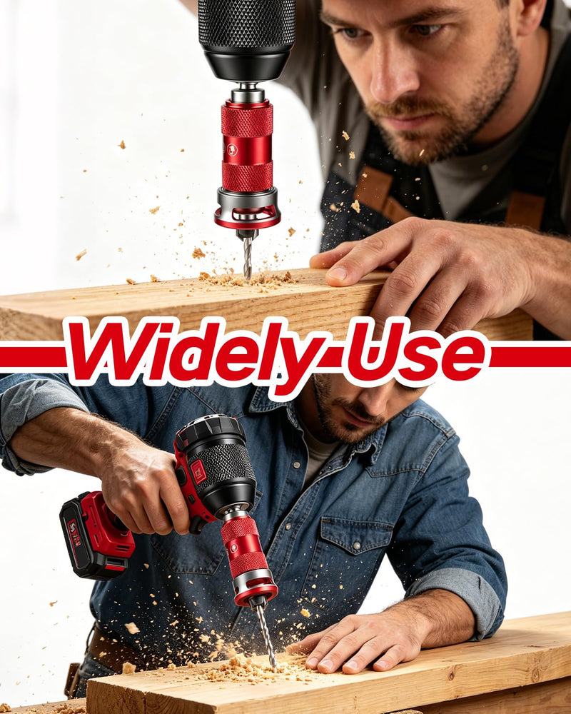 8PCS Upgrade Countersink Drill Bits Set, Quick-Adjust Two Flute TCT Alloy Tapered Counterbore with Adjustable Depth Stop Collar, Wood Countersink Drill Bit with Wrench for Woodworking Plywood MDF DIY 8PCS Quick-Adjust