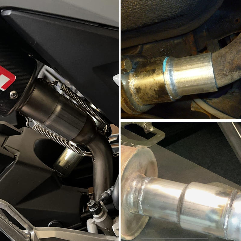 A-KARCK Exhaust Adapter Connector 3" OD to 3.5" OD, Exhaust Pipe Reducer 4" Overall Length 304 Stainless Steel