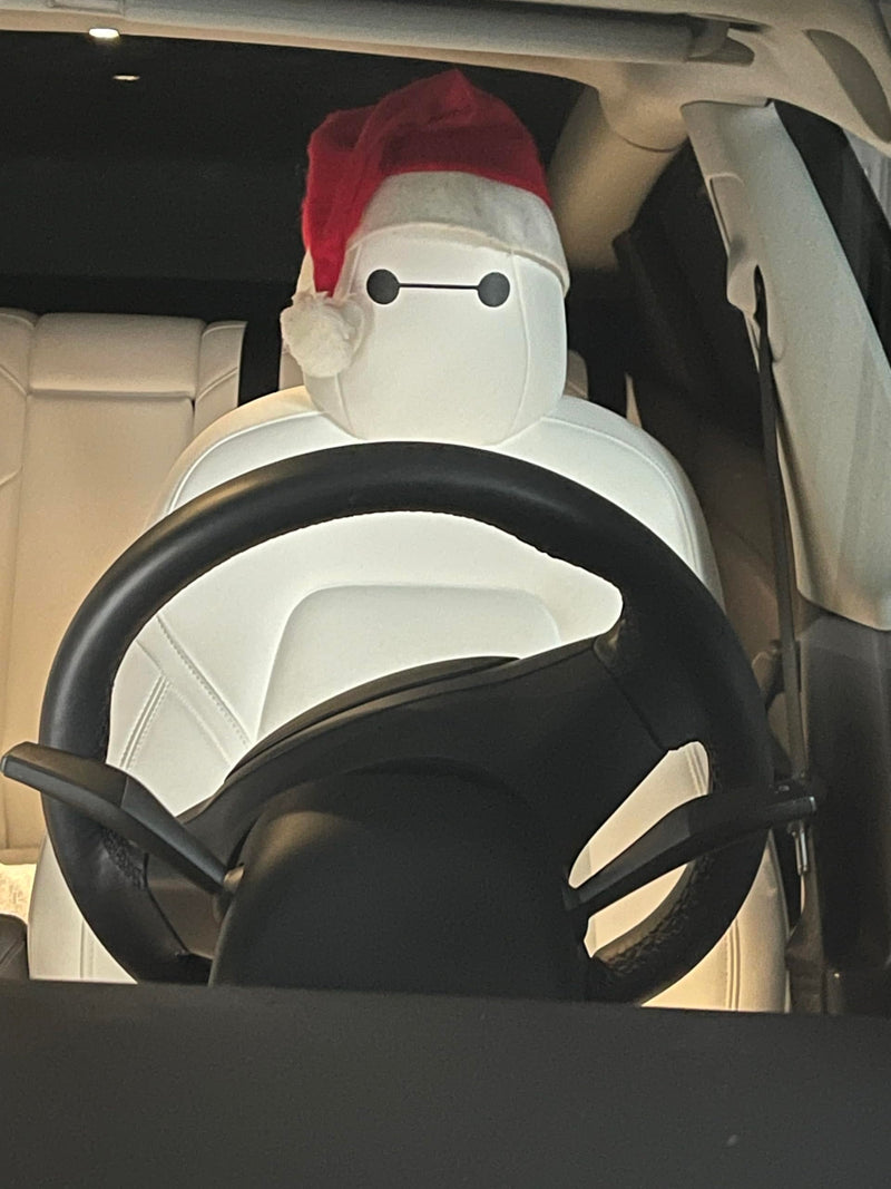 Tesla Seat Eye Decals - Set of 6 - Tesla seat Stickers - Model S 3 X Y - Baymax Big Hero 6 Inspired - Includes Transfer Tape - Compatable with Most VR Headsets.