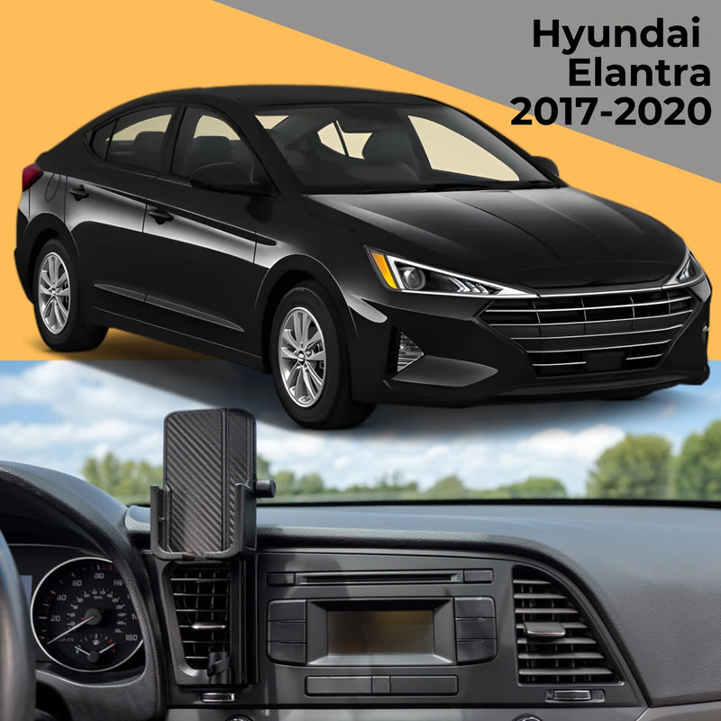 Phone Holder Accessory for Hyundai Elantra 2017-2020 Non GT Models/No Tools Required/Easy to Install/No Double Sided Tape