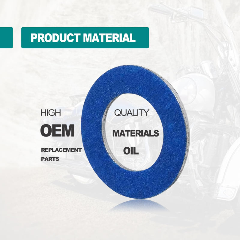 15 Pcs Oil Drain Plug Gasket - 12mm OEM Aluminum Oil Drain Plug Washer Gaskets - Compatible/Replacement for for Toyota Lexus Scion Crush Washer Seals Oil Drain Plug Washers Replaces# 9043012031