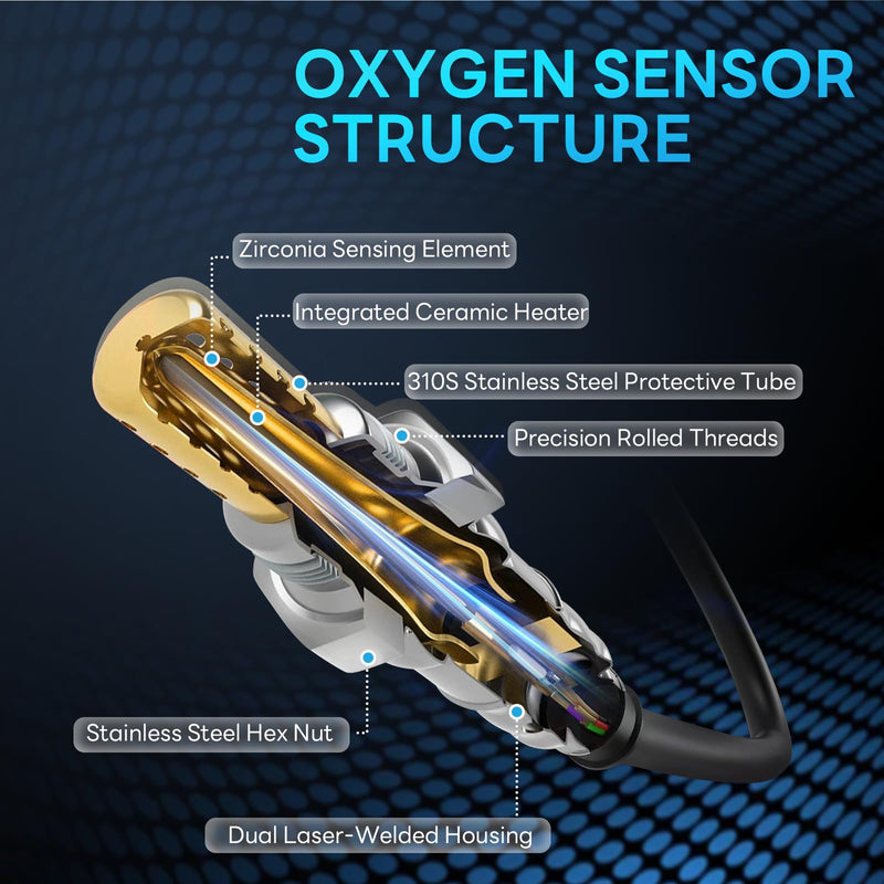 Oxygen Sensor Upstream Compatible with Chrysler PT Cruiser 300M Concorde Intrepid & Dodge Intrepid Replace # SG1824