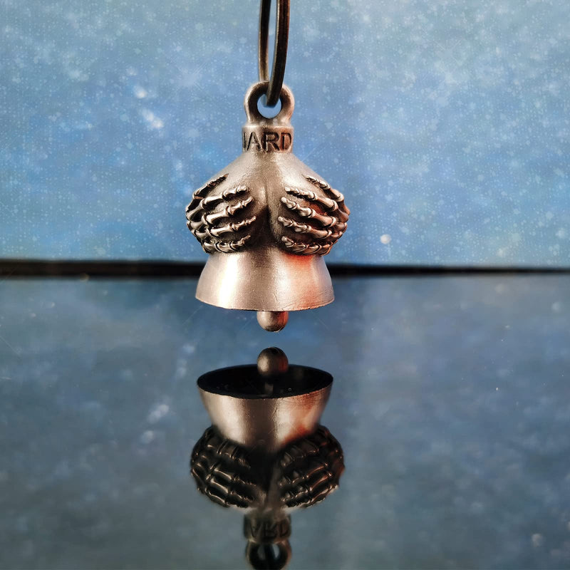 Motorcycle Bell with Hanger for Biker, Good Luck Biker Bells & Motorcycle Accessories, Keychain Luck Bell Handful
