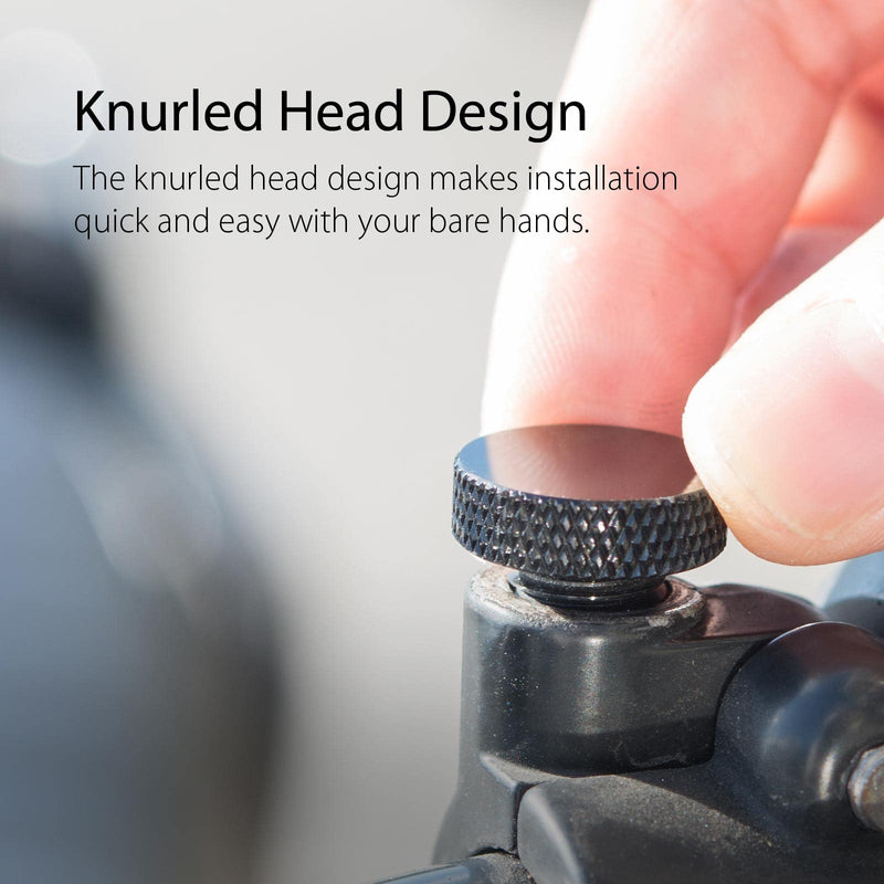 KiWAV Mirror Hole Plugs Block-offs Cover Caps Bolts Screws 10mm M10 x 1.5 Pitch Black Aluminum CNC Compatible for BMW Motorcycles Pack of 2 Pieces 10mm 1.5 pitch compatible for BMW
