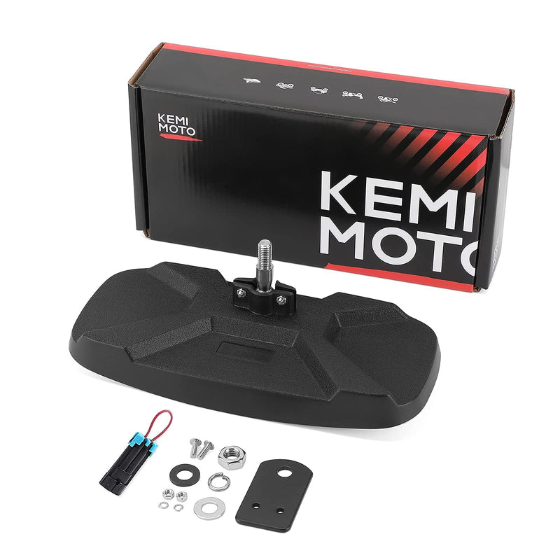 KEMIMOTO UTV Rear View Mirror Compatible with Polaris Ranger 500 570 900 XP 1000 XP/Crew 2017-2025 with Factory Drop Down Mounting Tab, UTV Panoramic Rear View Mirror OEM #2879969
