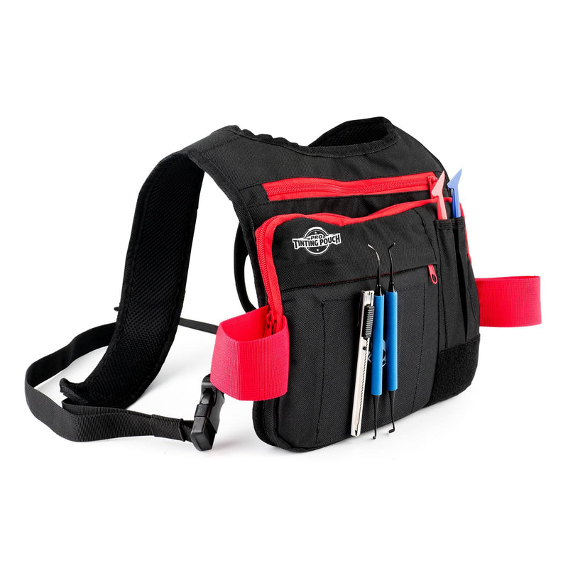 Gomake Car Wrapping Magnatic Tool Pouch with Adjustable Belt, Waterproof Oxford Tool Bag for Window Tint, Vinyl Wrap, Window Tint Tool Organizer