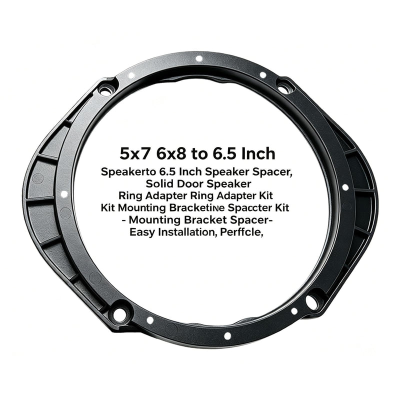 5x7 6x8 to 6.5 Inch Door Speaker Spacer Bracket Adapter for Ford Lincoln | for 1993-2011 Ranger 1998-2005 Explorer 1994-2014 Mustang 2001-2012 Escape 1998-2014 Navigator Mercury 1996-2009 Sable