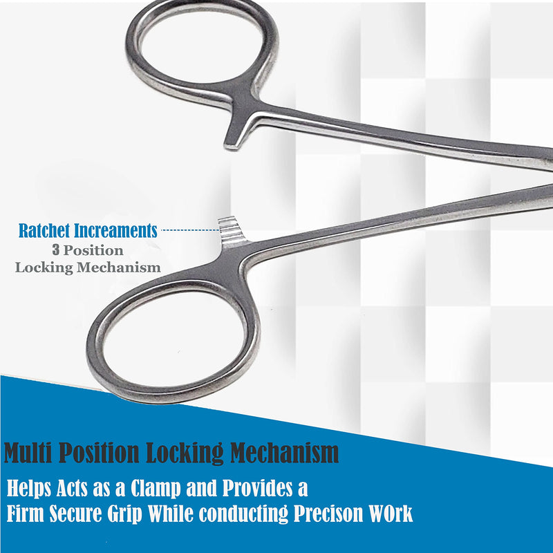 Right Angle MIXTER HEMOSTAT Forceps 6" FINE Point, Stainless Steel