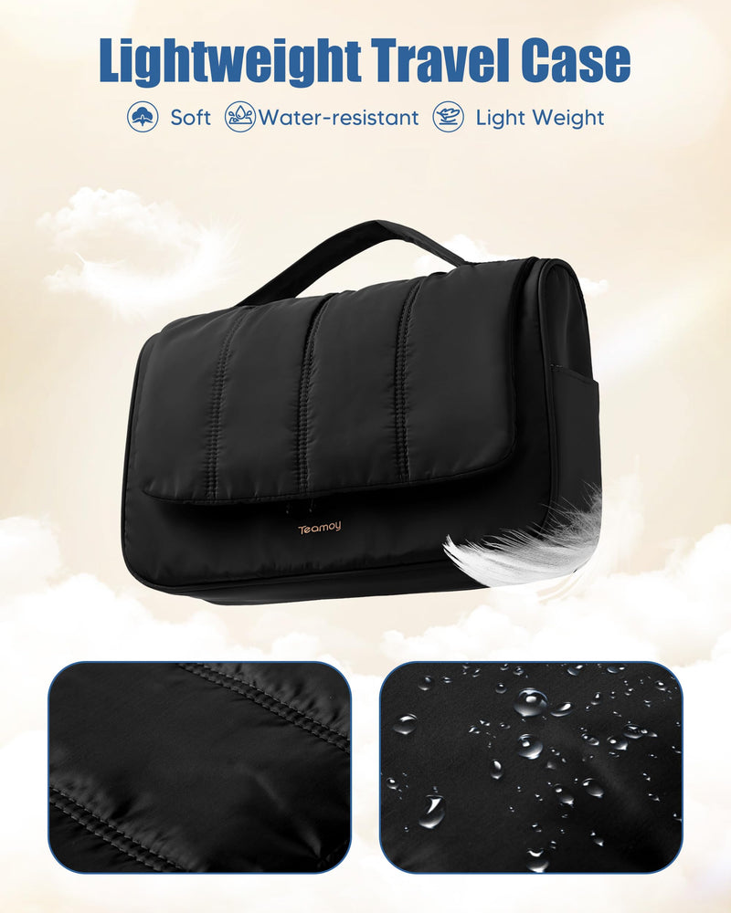 Teamoy Carrying Case Compatible with Dyson Styler and Attachments, Black | Padded Travel Bag for Dyson Multi-Styler, Portable Storage Bag Compatible with Dyson Airwrap Styler and Attachments