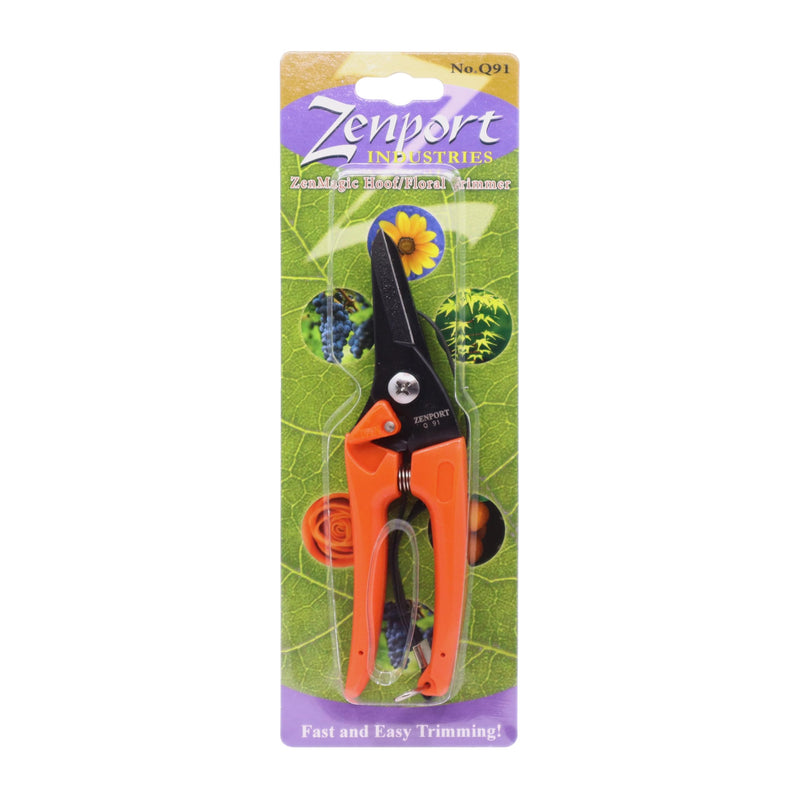 Zenport Q91-3PK of Pruners, Zen-Magic, Ultra Twig and Hoof Trimming Shear, Twin-Blade, 7.5-Inch Long, 3-Pack