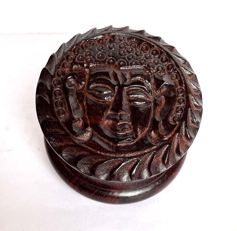 Handmade Carved Artistic Natural Antique Designer 2 Inch unique eco friendly 2Part Herb Grinder for Gifts