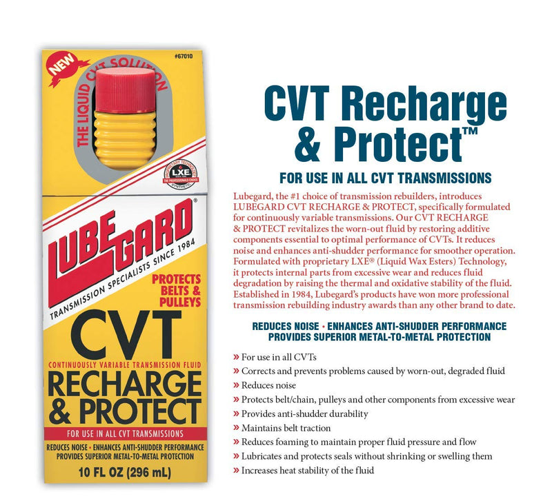 Lubegard 67010 CVT Recharge & Protect, 10 fl. oz.
