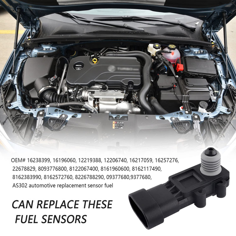 Fuel Tank Pressure Sensor OEM#16196060,16238399,12219388,Fuel Pressure Sensor Compatible with Chevy,Buick,GMC,Cadillac,Oldsmobile,Hummer,Pontiac,Professional Car Accessories(for GMC) for GMC