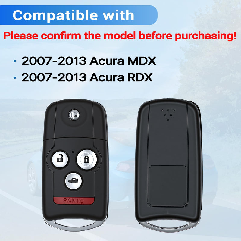 Key Fob Fit for Acura MDX RDX 2007 2008 2009 2010 2011 2012 2013 N5F0602A1A | Car Keyless Entry Remote Control