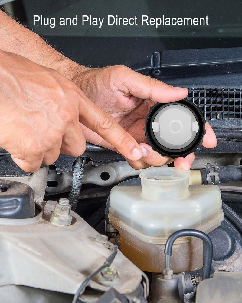 Brake Master Cylinder Cap,Brake Fluid Cap Replacement OEM#47230-47090,Brake Fluid Reservoir Cap Compatible with Toyota Sienna Tacoma,Lexus ES250 GX460 Car Accessories
