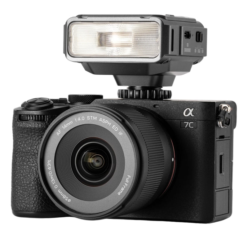 VILTROX Spark Z3 TTL On-Camera Flash,GN16 Mini Flash with 26Ws Output,7-Level Adjustment,1s Recycle,650 Full-Power Flashes (Z3-S-Gray (for Sony))