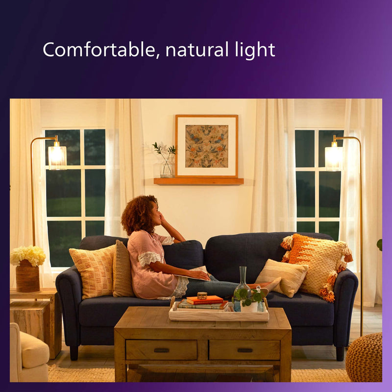 PHILIPS LED 45W R20 4-Pack Ultra Definition Daylight (5000k) 450 Lumen (5.5W = 45W) Dimmable Frosted Flicker-Free Light Bulbs Daylight (5000k)