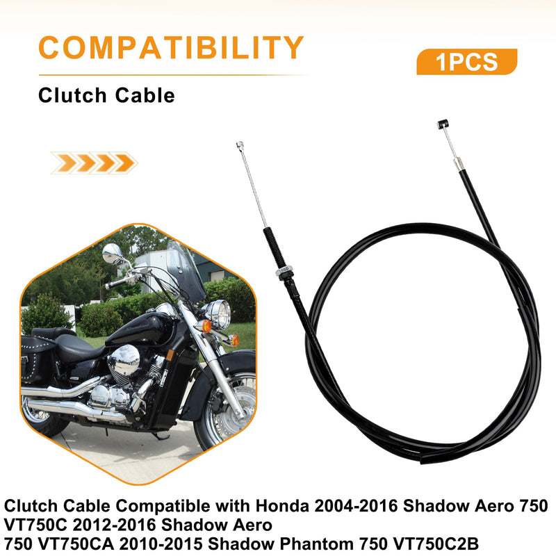 Clutch Cable Replacement for Honda Shadow Aero Phantom 750 VT750C VT750CA VT750RS VT750C2B 22870-MEG-000 22870-MEG-A41 22870-MEG-A41,Replaces Motion Pro: 02-0524