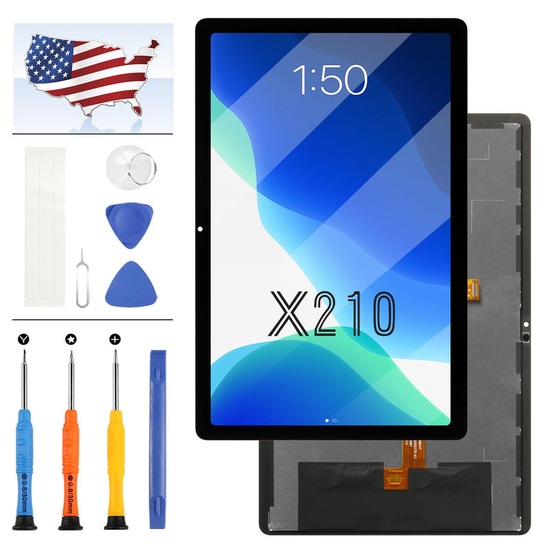 Tab A9 Plus LCD Screen Replacement for Samsung Galaxy Tablet Tab A9+ 11" Wi-Fi SM-X210 SM-X215 SM-X216B LCD Display Touch Screen Digitizer Assembly Repair Parts Kit 11inch (Black)