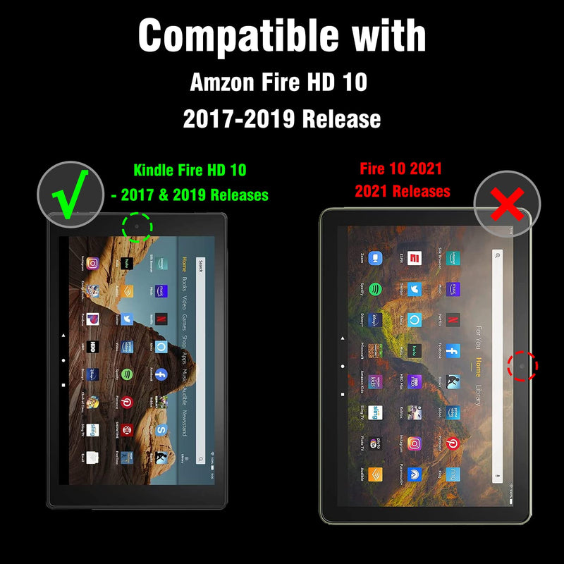 KEANBOLL 3 Pack Anti Glare Screen Protector for Fire HD 10 Tablet 10.1 inch (9th and 7th Generation, 2019 and 2017 Release)-Anti Glare Anti Fingerprint Filter