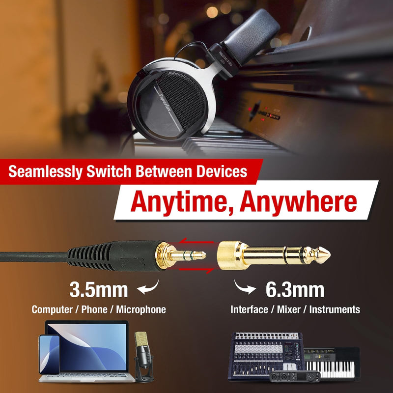 Superlux HD 330PRO,150 ohms, Over-Ear Headphones, Professional Semi-Open Wired Headphones with 40mm Neodymium Drivers and Solid Bass, 3.5mm Jack for Recording Music, Podcast, Studio Monitoring, Mixing