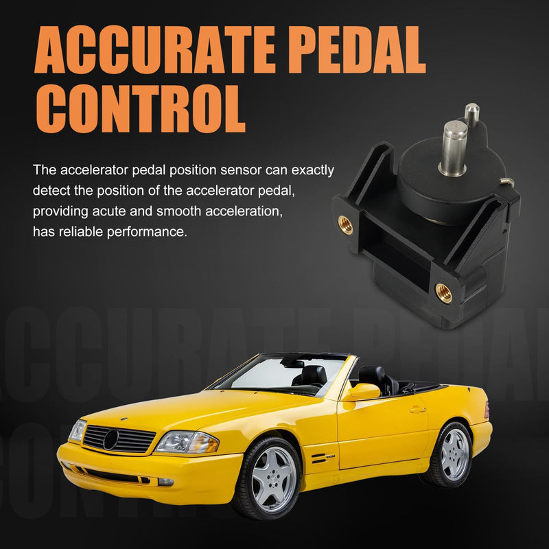Accelerator Gas Pedal Position Sensor Compatible with Mercedes Benz C230 CLK320 CLK430 CLK55 E320 E55 G500 G55 ML320 ML350 ML430 ML500 ML55 SL500 SLK230, 1997-2008#Replace 0125423317