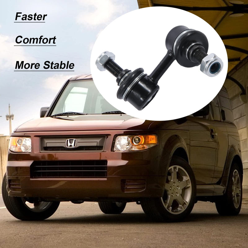 Sway Bar Front Stabilizer Bar End Link Fit For Acura EL 2001-2005 Acura RSX 2002-2006 Honda Civic 2001-2005 Honda CR-V 2002-2006 Honda Element 2003-2011 K90454 K90455 2pcs