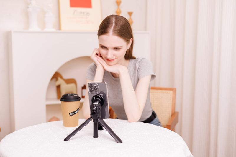 PROfezzion Metal Continuity Camera Mount for Mac Notebooks Laptops, Compatible with MacBook 2017, Mac Book Pro 2017 & Later, MacBook Air 2018 & Later, iPhone 17/16/15/14/13/12 Phones & Mag-Safe Case