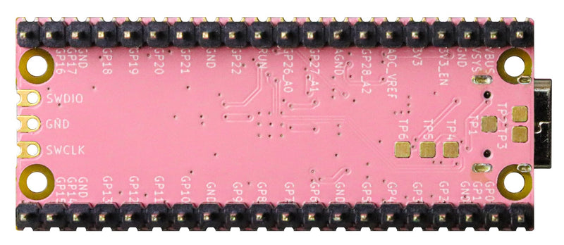 2-Pack USB-C Pi Pico Board, RP2040 Microcontroller | Pre-soldered with Headers, ENIG Finish, 100% Compatible with Raspberry Pi Pico