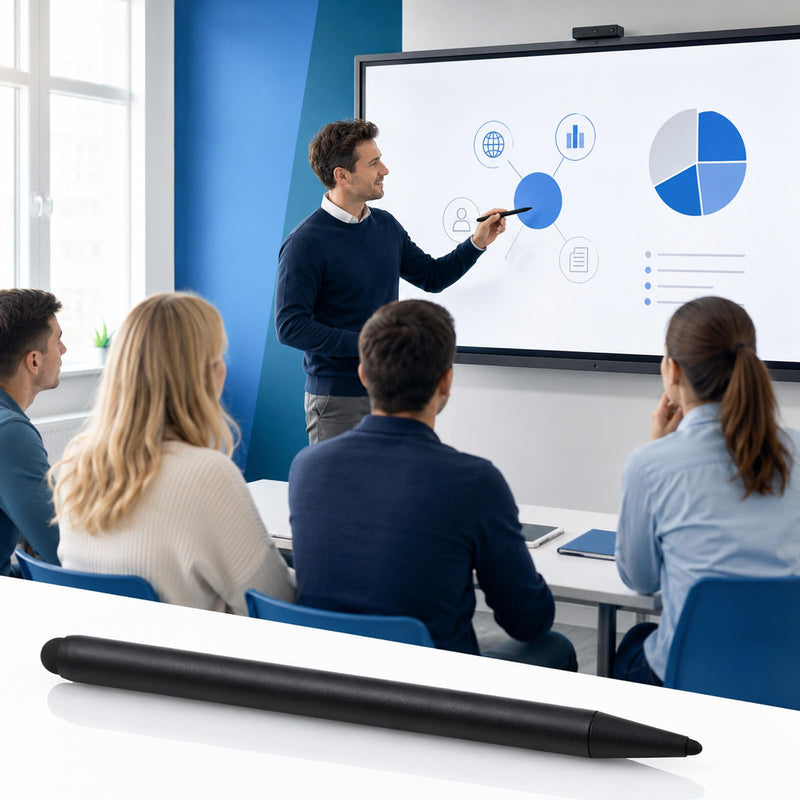 2 PCS Touch Screen Stylus, 2 in 1 Digital Pen, High Sensitivity Smart Board Pens for Infrared Touch Screen Only