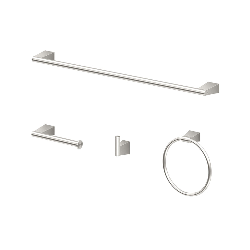 Gatco 4732 Bleu Towel Ring, Satin Nickel