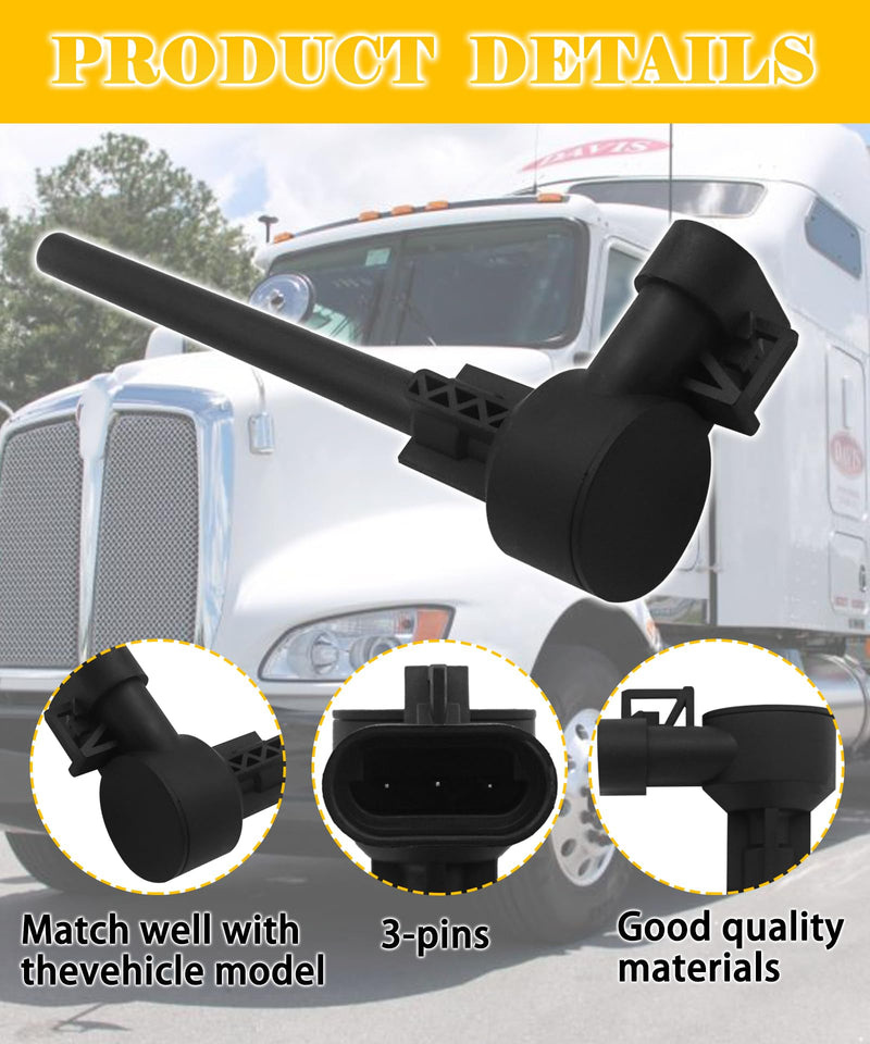 904-7631 Engine Coolant Level Sensor Compatible with 2008-2019 Peterbilt 382 348 365 367 384 385 386 388 389 Kenworth T660 T800 W900,Replace N9267001 RP31640002