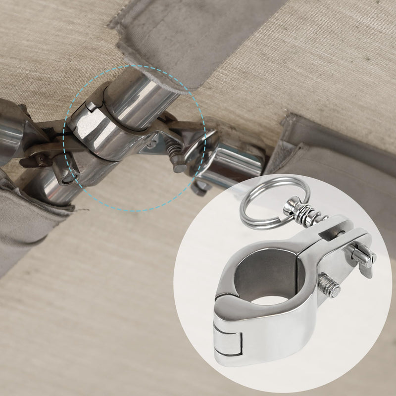 YANYUCB Bimini Top Jaw Slide Marine Stainless Steel 316 Heavy Duty Boat Bimini Canopy Fitting Hardware Tube for Boat Yacht 2 Pack 1 inch